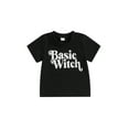 thumbnail image 2 of Baby Girls Halloween T-Shirts Fashion Short Sleeve Round Neck Letter Print Tops Toddler T-Shirts, 2 of 8