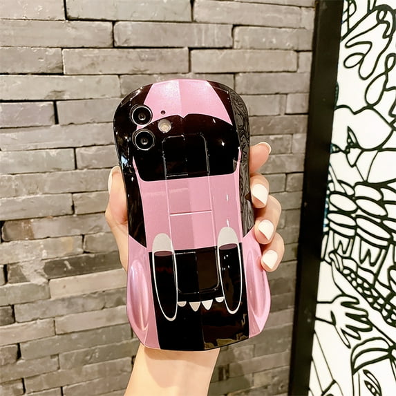 Allytech Flexible Silicone Rubber TPU Coupe Case for iPhone 13 Pro Max,Fasion Coupe Style Shockproof Body Protection for iPhone 13 Pro Max 6.7 inch,Pink