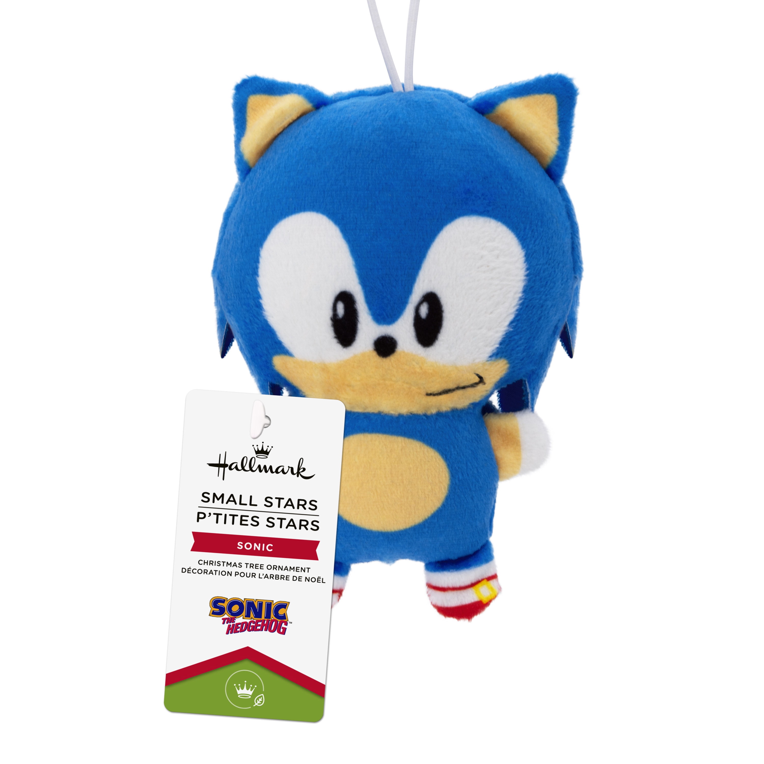Hallmark Christmas Ornament (Sonic the Hedgehog, Plush Fabric), 1 Count