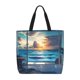 thumbnail image 1 of Easygdp Ocean View Bedroom Bolsa Tote para Mujer, Bolso de Hombro para Trabajo, Playa, Viajes, Compras y Supermercado, 1 of 7