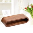 thumbnail image 3 of KALLORY Walnut Wood Card Display Case Brown 1-Pack Organizer Box for Storage and Presentation, 3 of 7