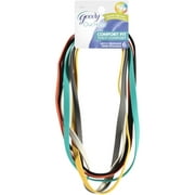 Goody Ouchless Comfort Fit Gentle Headbands Saltwater Taffy Colors 6 count