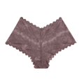 thumbnail image 5 of Panties for Women,Floral Lace Boyshort Panties for Women Low Rise Comfortable Underwear Female Lingerie,Womens Underwear,Coffee,XL, 5 of 6