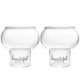 thumbnail image 2 of Glass Cocktail Cup for Drinking 2Pcs Pudding Dessert Serving Cups, 2 of 3