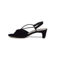 thumbnail image 2 of Walking Cradles Wc Lucia Women Dress Sandal In Black Kid Suede, 2 of 6