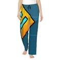 thumbnail image 2 of Lsque Geometry Dash Print Women's Pajama Pants, Lounge Pant - Comfortable Home Wear,Elastic Waistband, Stylish Design-Large, 2 of 9