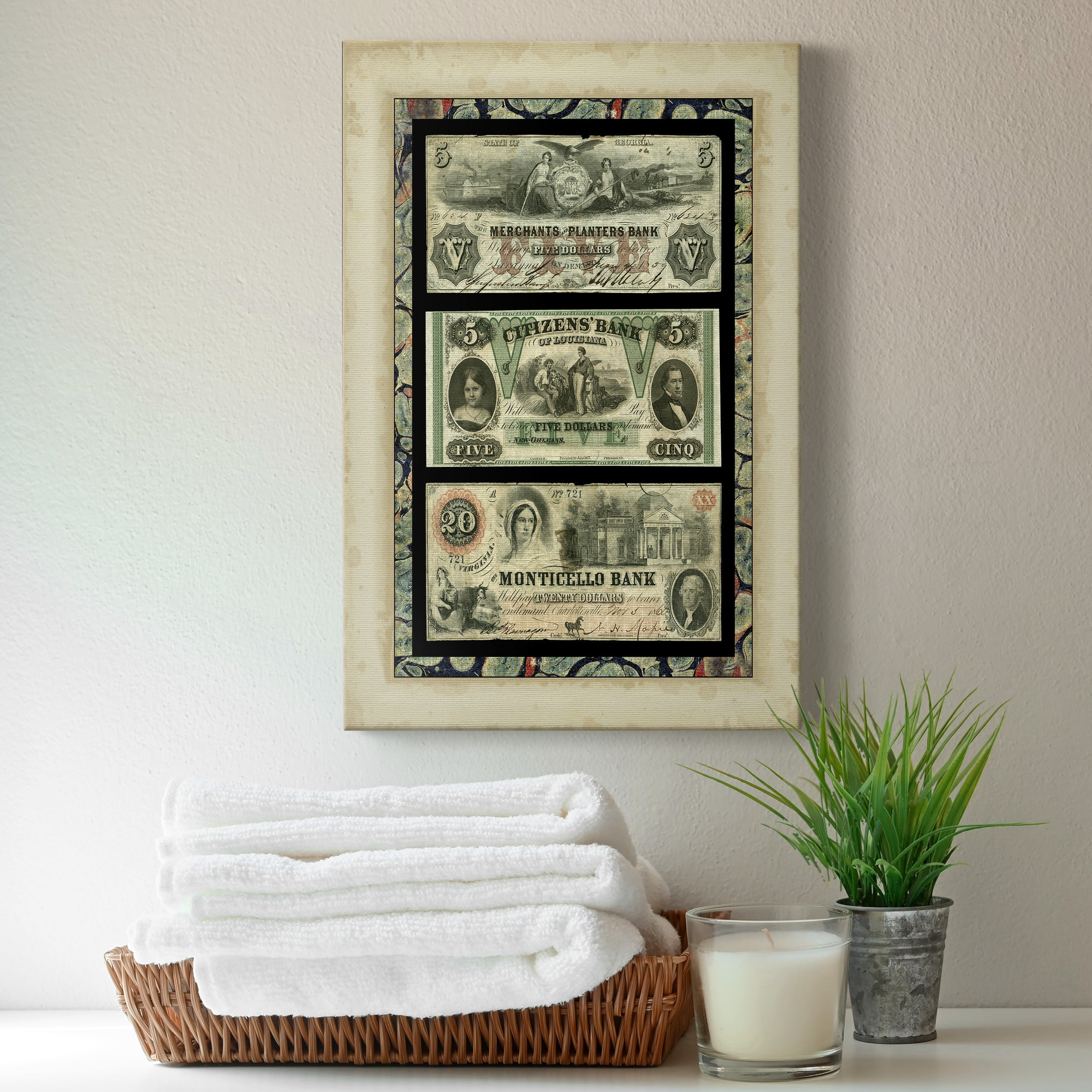 Money Money Money IV Premium Gallery Wrapped Canvas - Ready to Hang