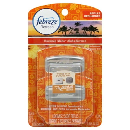 Febreze SmallSpaces Hawaiian Aloha Air Freshener 2-0.18 fl. oz ... Febreze SmallSpaces Hawaiian Aloha Air Freshener 2-0.18 fl. oz ...