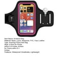 thumbnail image 6 of Iaukyu Running Sports Phone Armband Bag with Pocket for Earbuds Car Keys Reflective Arm Strap Sweat-proof Mobile Phone Holder Arm Bag Outdoor Jogging Cycling Sports Accessories, 6 of 6
