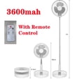 thumbnail image 1 of Ventilador portátil de 3600mah, Mini ventilador plegable recargable para suelo telescópico, ventilador de verano de bajo ruido, refrigeración para el hogar, dormitorio, escritorio de oficina oso de fresa Hogar, 1 of 5