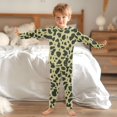 thumbnail image 6 of Leopard Print Pattern Cotton Pajamas 2 Piece Set Sleepwear Soft and Comfortable Homewear Nightwear, 6 of 7