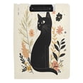 thumbnail image 2 of A4 Double Clip File Folder Binder Clipboards Waterproof Durable Foldable Folder Suitable for Office and Family Cute Black Cat Pattern, 2 of 9