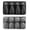 Black, variant on WOHAPY Upgrade Cute Ice Shaped Silicone Ice Trays, Food Grade Ice Mold, Reusable Ice Tray with Lid for Drinks Gray
