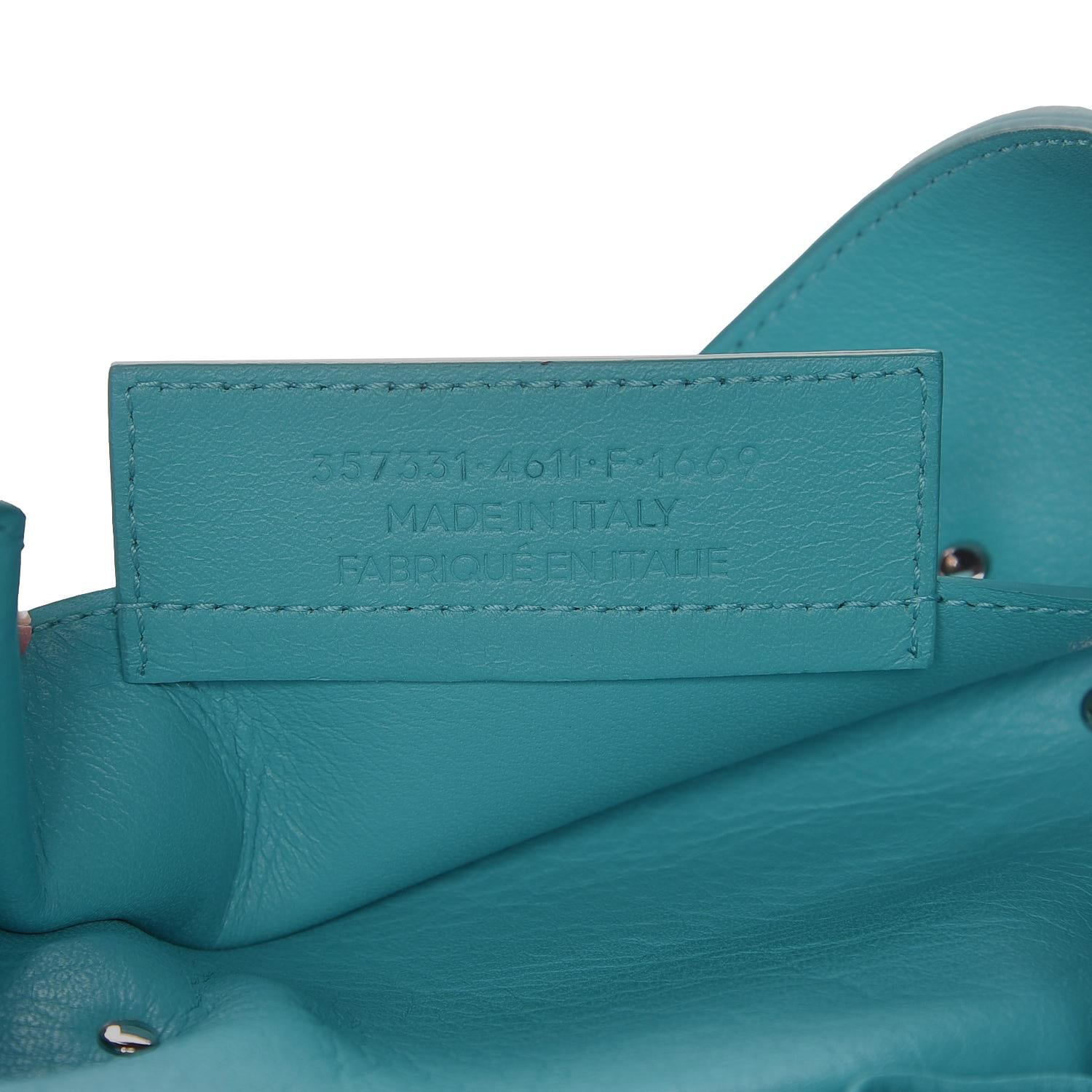 New Balenciaga Veau Papier A4 Blue Calfskin Leather Large Tote Bag 357331
