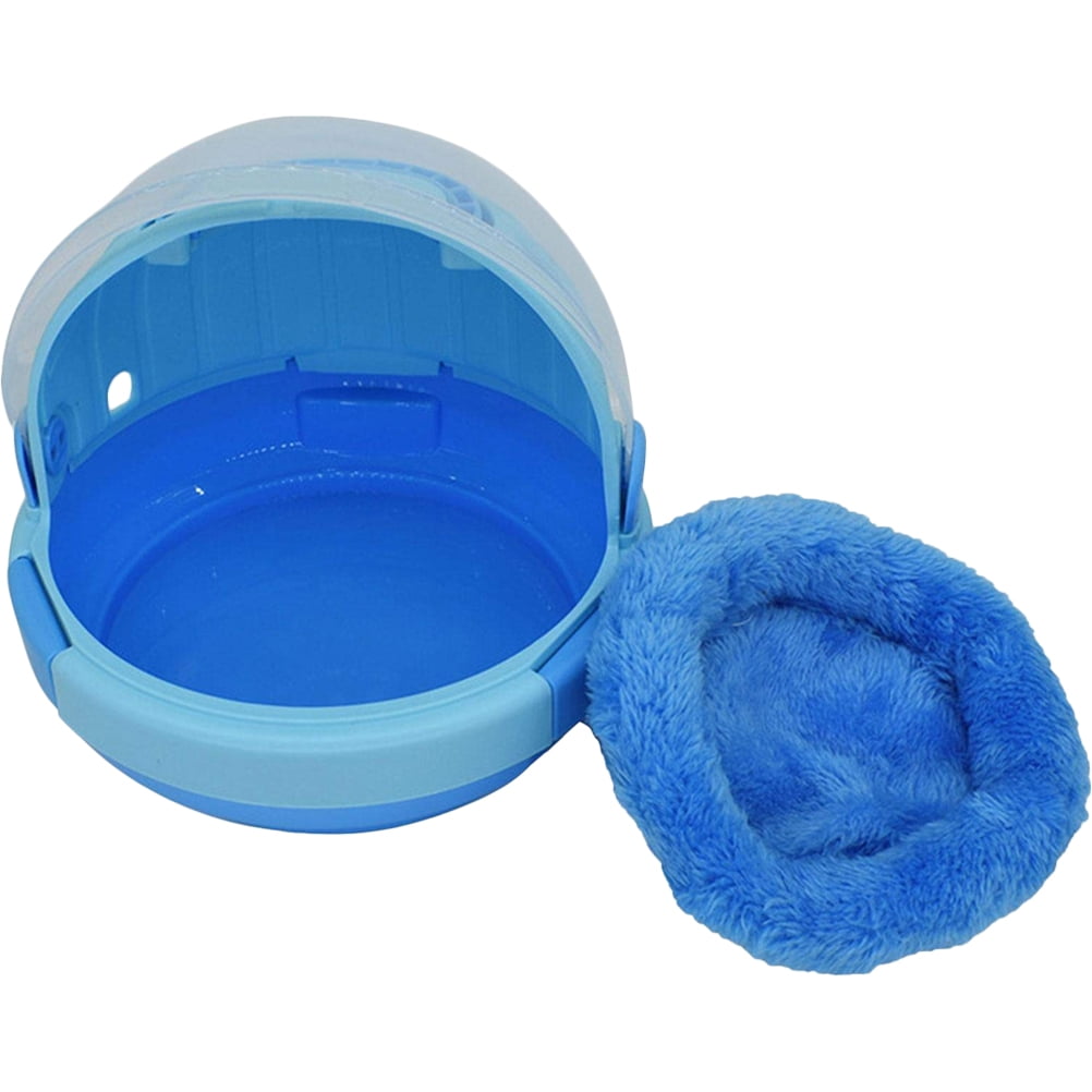 FOMIYES Handheld Blue Travel Parrot Cage with Ventilation Suitable for Small Birds