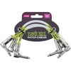 Ernie Ball 6" Angle Patch Jumper Cable, 3-Pack, White