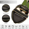 thumbnail image 3 of FORMRS Womens Crossbody Sling Bag Travel Daypack Shoulder Chest Backpack, Light Black Martini, 3 of 7