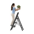 thumbnail image 1 of Step Ladder, 3 Step Ladder Folding Step Stool, Multi-Purpose Collapsible Ladder for Home or RV Outdoor Work, Heavy Duty 330 lbs Load, 1 of 8