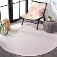 thumbnail image 3 of SAFAVIEH Martha Stewart Hampton Solid Indoor/Outdoor Area Rug, Beige/Pink, 6'5" x 6'5" Round, 3 of 9