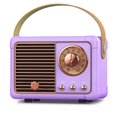 thumbnail image 1 of Altavoz Bluetooth PRUNUS J-999 Retro Vintage Morado, 1 of 6