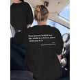 thumbnail image 2 of Ladies' Slogan Printed Round Neck Short Sleeved Casual T-Shirt, Suitable For Spring And Summer, Fashionable And Versatile For Daily Use. Vacation Outfits Women Graphic Tees Women White Top Black Top, 2 of 7