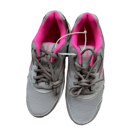 Reebok Womens Double Hall Running Walking Sneakers 7 B(M) Grey