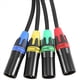 thumbnail image 1 of Conexión de Estudio y Escenario de Red Múltiple XLR de 4 Canales y 3 Pines, Cable XLR Macho y Hembra Audio de Escenario RJ45 (NE8F-S4M), 1 of 5