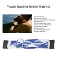thumbnail image 4 of Elastic Watch  Band For Redmi Watch 2, Comfortable Adjustable Smart Watch Band Men Woven Nylon Sports Band, 4 of 8