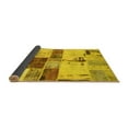 thumbnail image 2 of Ahgly Company Indoor Rectangle Patchwork Yellow Transitional Area Rugs, 3' x 5', 2 of 4