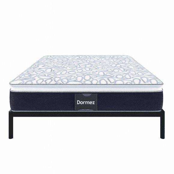 Colchon Matrimonial Ortopedico Dormez Silc + Box Metal