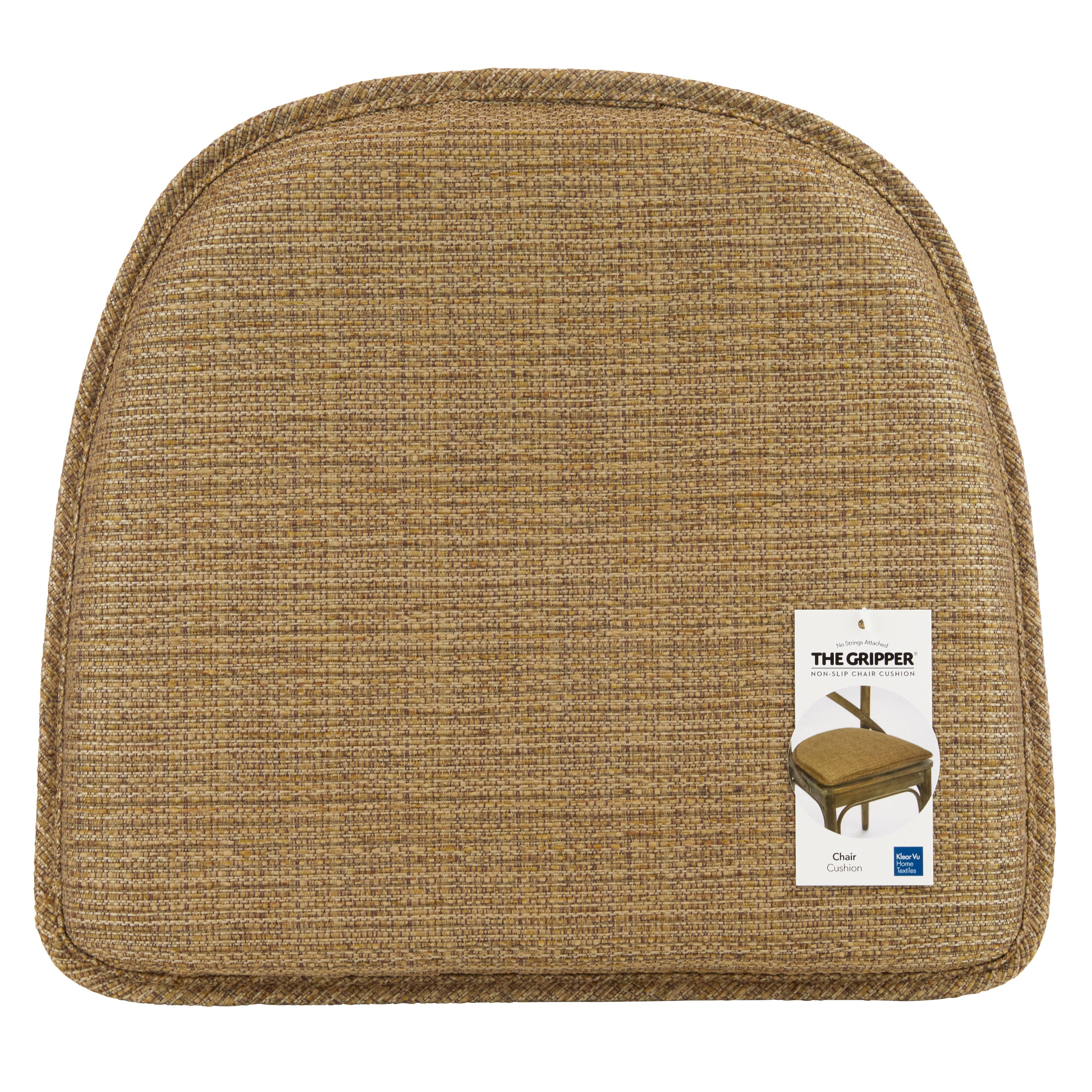 (2 pack) Gripper Non Slip 15" x 16" Kahuna Oak Chair Cushion