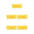 thumbnail image 2 of Eigraketly Diadema elástica Banda para el cabello Senderismo Cabeza Banda para el sudor Entrenamiento Vacaciones en la playa Accesorios elegantes Amarillo 5piezas Eigraketly CBP233500, 2 of 6