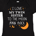thumbnail image 4 of Inktastic I Love My Twin Sister to the Moon and Back Boys or Girls Baby Bodysuit, 4 of 5