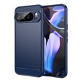 thumbnail image 1 of PANDACO Navy Brushed Metal Case for Google Pixel 10 Pro, 1 of 5