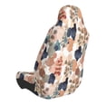 thumbnail image 3 of Picia Watercolor Plants Print Waterproof Sweating Car Seat Cover for Post Gym Workout, Running, Beach and Hiking, Universal Fit Anti-Slip Bucket Seat Protector, 3 of 5
