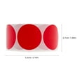 thumbnail image 2 of unbranded Etiquetas Adhesivas Redondas Rojas Para Manualidades En Rollo Con Superficie Lisa Y Fuerte Adhesivo, 2 of 6