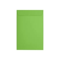 JAM Paper 6 x 9 Open End Envelopes  Limelight  50 Pack Green (LUX-1644-101-50)