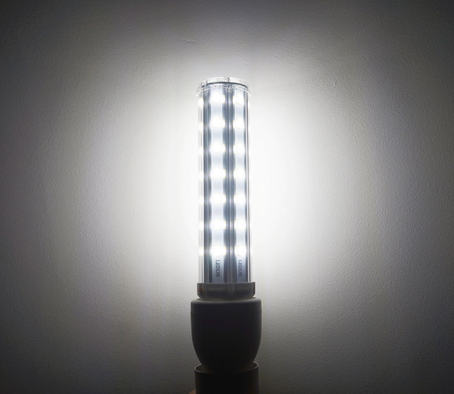 Bonlux G24 LED PL Retrofit Lamp Universal G24d 2-pin G24q 4-pin Base 21mm LED PLC Lamp 26w Equivalent Remove/Bypass The Ballast Daylight 6000k LED PL Horizontal Recessed G24q Bulb 