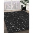 thumbnail image 2 of Ahgly Company Indoor Round Patterned Night Black Area Rugs, 7' Round, 2 of 6