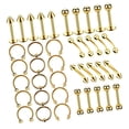 thumbnail image 3 of Kit de joyería para piercings perfecl 40 piezas 16G 10mm, 3 of 5