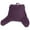 Purple Eggplant, variant on Nestl Reading Pillow, Extra Large Bed Rest Pillow with Arms – Premium Shredded Memory Foam TV Pillow, Detachable Neck Roll & Lumbar Support Pillow - Navy Blue