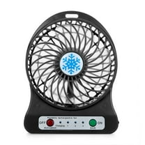 EUDIDV Portable Fan Portable Rechargeable LED Light Fan Cooler Mini Desk USB 18650 Battery Fan For Office Bedroom Table Outdoor;Suitable for Indoor and Outdoor Use