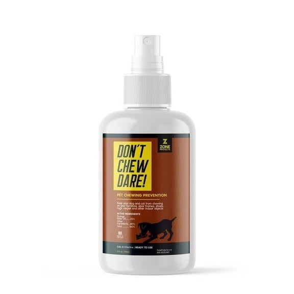 Zone Protects Pets Don't Chew Dare Chewing Deterrent, 4oz; Stop Pet Chewing