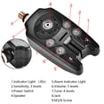 thumbnail image 4 of Nikou Alarma de mordida de Pesca LED indicador de Alarma de Pesca Sonido Ajustable y Alarma iluminada para Pescar(Negro), 4 of 5