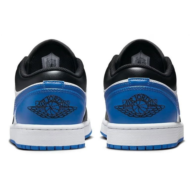 Jordan Air Jordan 1 Low, White Royal Blue Black, Men's Shoes