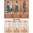 thumbnail image 3 of Cuteduck Women's Pants Spring Summer Fall NA NA Drawstring Wide Leg Lounge Bohemian Casual Trousers S-XL, 3 of 9