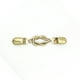 thumbnail image 2 of Clip de cuello exquisito oro plata bufanda anillo suéter clips tallado cuello joyería joyería día de San Valentín accesorios para mujeres doradas Inevent AP008825-02, 2 of 6