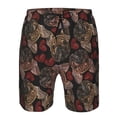 thumbnail image 3 of Goofa Hearts and French Bulldog Printed Mens Swim Trunks Summer Quick Dry Short Beach Swimwear Bathing Suits-XX-Large, 3 of 9