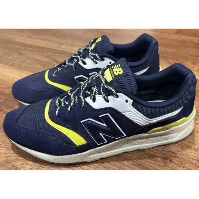 New Balance 997H Cordura Mens Size 10 Blue Suede Running Shoes