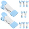 thumbnail image 4 of GAXIRE 10 pinzas para la ropa versátiles, pinzas para bolsas de refrigerio y paquetes de alimentos., 4 of 6